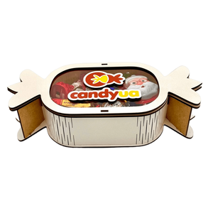 CandyUA™ Подарунковий набір солодощів цукерка 54 цукерки