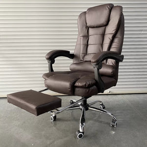 Офисное кресло Maestro 2023 с подставкой темно-коричневый