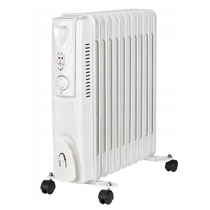 Масляный обогреватель радиатор Voltteno Kobi 11 секций 2500 Вт