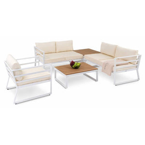 Садовая мебель комплект • di Valio Lux • белый - mebelpartner