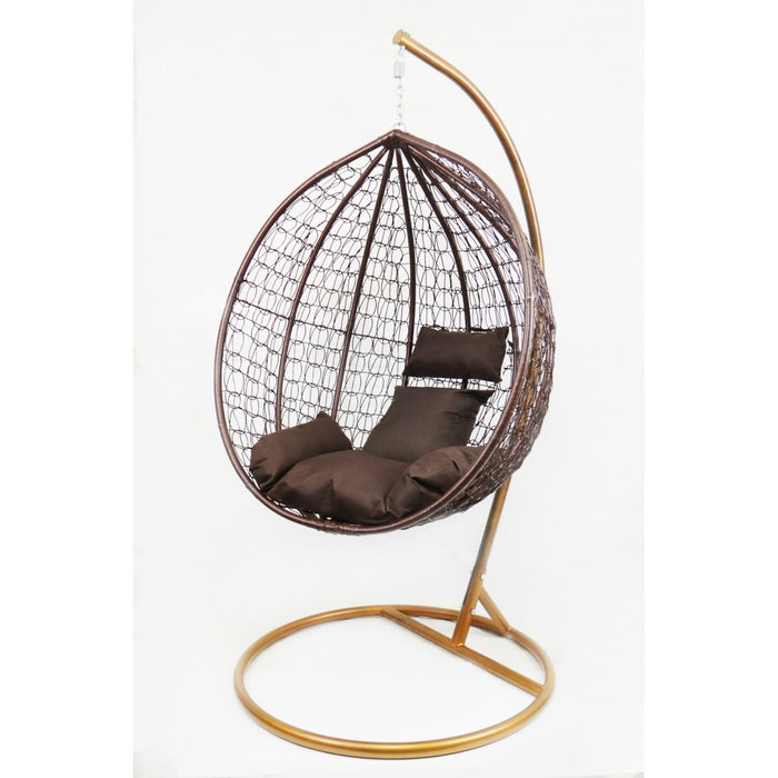 Садовая качеля кокон Michelle • 113 см • коричневый