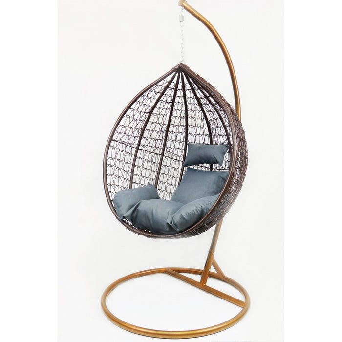 Садовая качеля кокон Michelle • 101 см • серый