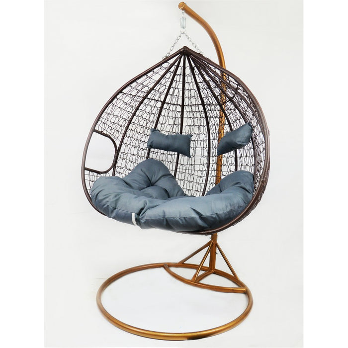 Садовая качеля кокон Michelle • 130 см • серый