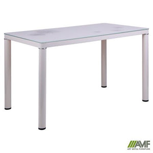 Стол Делия B04 1200*700*740 База ваниль/Стекло ваниль - mebelpartner