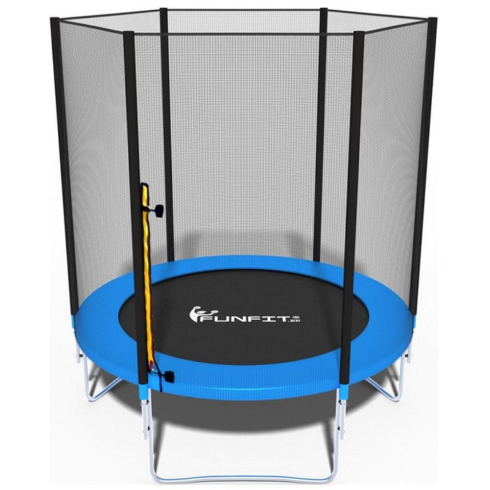 ДЕТСКИЙ САДОВОЙ БАТУТ С СЕТКОЙ • FUN FIT 183 СМ • СИНИЙ