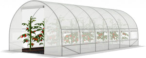 Садова теплиця парник з вікнами FunFit 18m2 білий