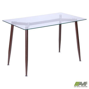 Стол обеденный Tilia Каркас орех/стекло прозрачное - mebelpartner