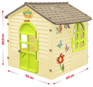 Детский игровой домик • Mochtoys 122 см • бежевый - mebelpartner