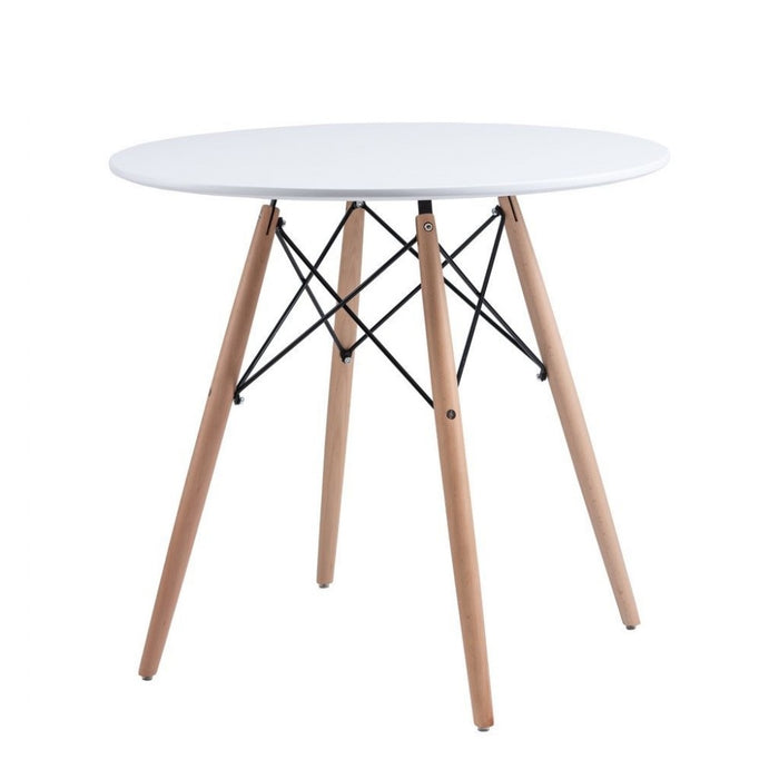 ОБЕДЕННЫЙ СТОЛ REDONDA • 80 СМ • БЕЛЫЙ