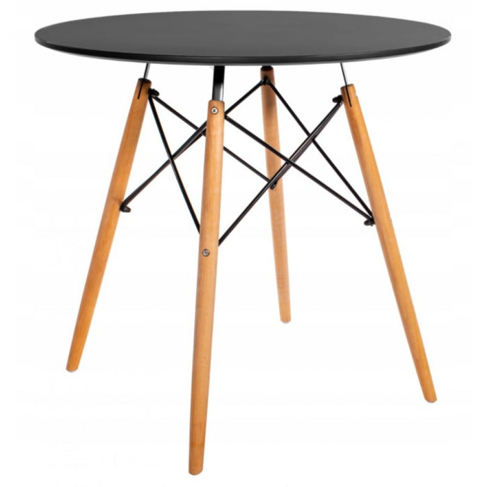 Стол Helis МДФ Черный 80 см