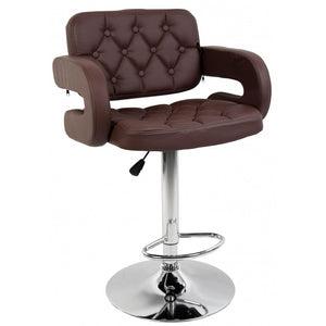 Барный регулируемый стул Хокер • Hoker Vinci • коричневый