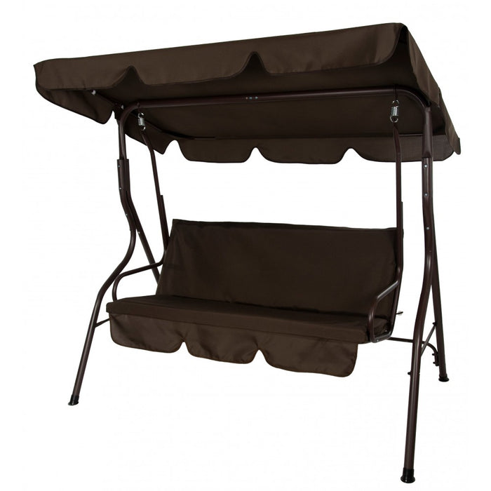Садовые качели Relax • 3х местная • коричневый