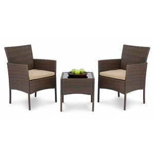 Садовая мебель комплект • di Valio 2+1 • коричневый - mebelpartner