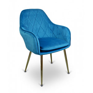 Стул В-023 Velur бирюзовый