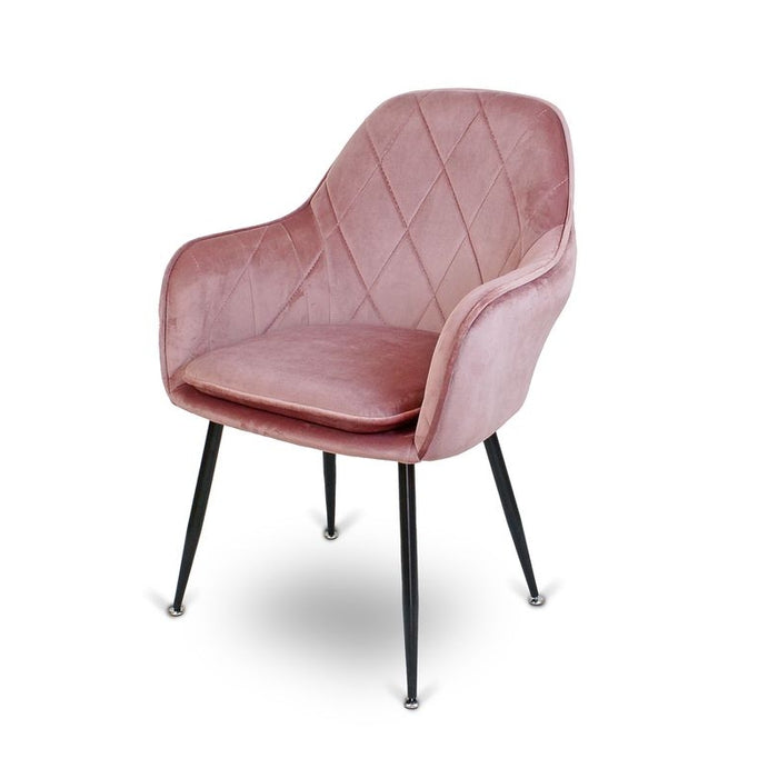 Стул В-023 Velur пудровый розовый