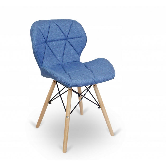 Стул В-013 текстиль синий