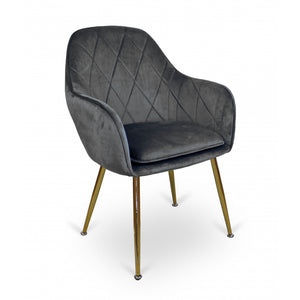 Стул В-023 Velur темно-серый