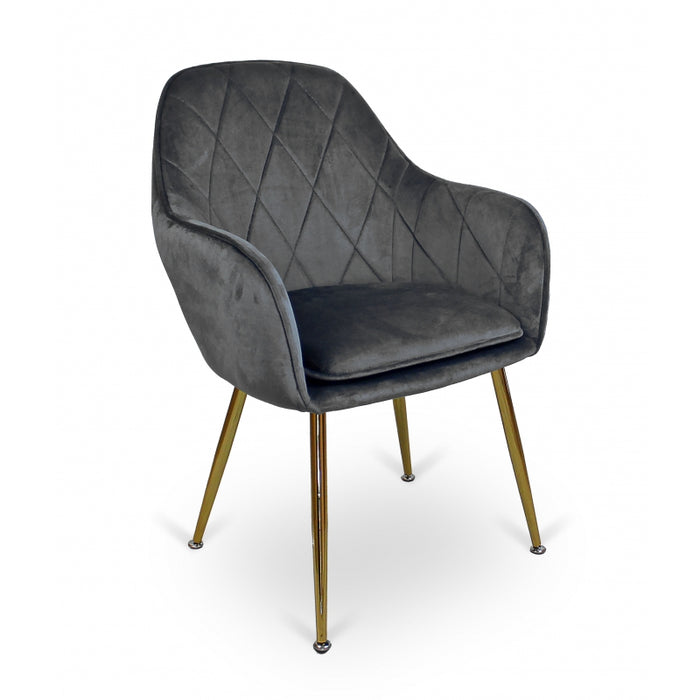 Стул В-023 Velur темно-серый