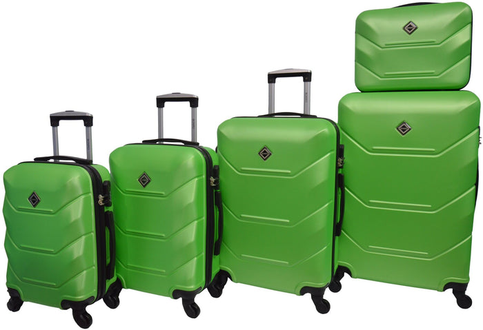 Набор дорожных чемоданов • Maxi Xit • салатовый 5 шт
