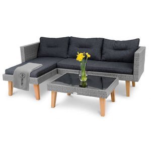 Садовая мебель комплект • di Valio Premium • графит - mebelpartner