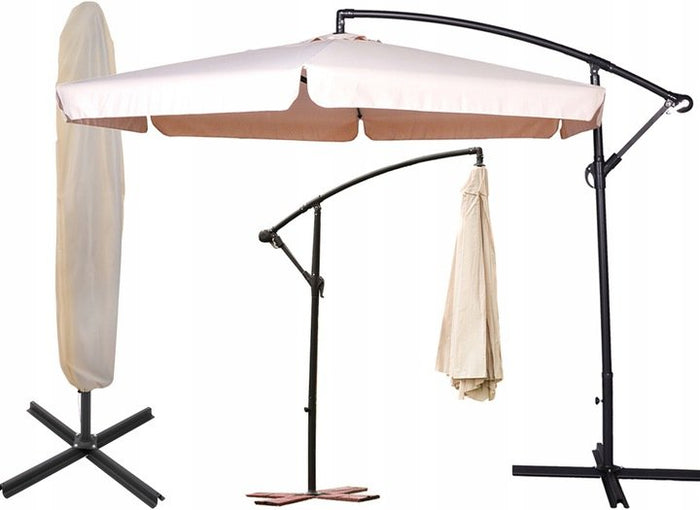 Садовый зонт Paros • 3 метра • бежевый