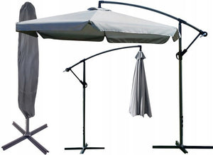 Садовый зонт Paros • 3 метра • серый - mebelpartner