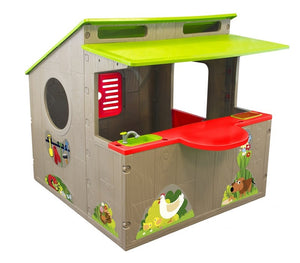 Детский игровой домик 118 см / Магазин - Киоск - Ресторан - mebelpartner