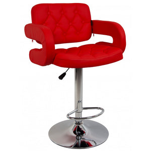 Барный регулируемый стул Хокер • Hoker Vinci • красный