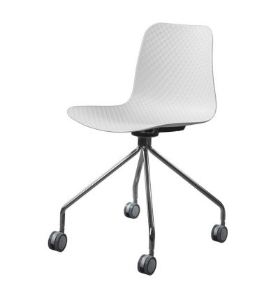 Стул Вельвет (Velvet Wheels) • Concepto • CH белый