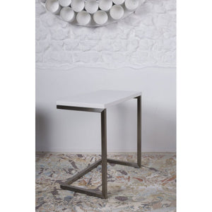 YORK СТОЛ ПРИСТАВНОЙ-КОНСОЛЬ БЕЛЫЙ - mebelpartner